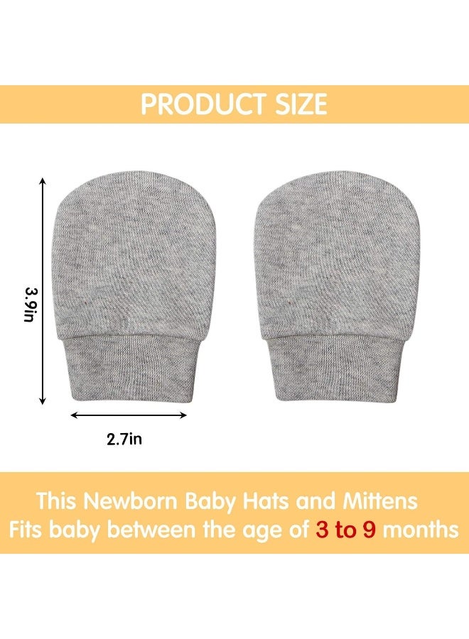 Geyoga 6 Pairs Newborn Baby Mittens No Scratch Gloves Infant Toddler Anti Scratch Essentials Unisex for 3-9 Months Girls Boys  - Image 2