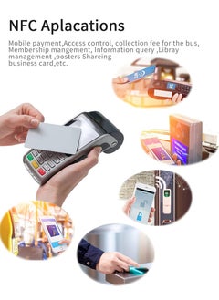 WangPangZi 20 PCS NFC Tags,Programmable NFC Cards,NFC Chip,NFC ID Cards,NFC Access Cards,Rewritable Blank Ntag215 Tags Compatible with TagMo for Android and All Phones & Devices NFC Enabled  - Image 3