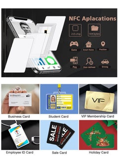 WangPangZi 20 PCS NFC Tags,Programmable NFC Cards,NFC Chip,NFC ID Cards,NFC Access Cards,Rewritable Blank Ntag215 Tags Compatible with TagMo for Android and All Phones & Devices NFC Enabled  - Image 4