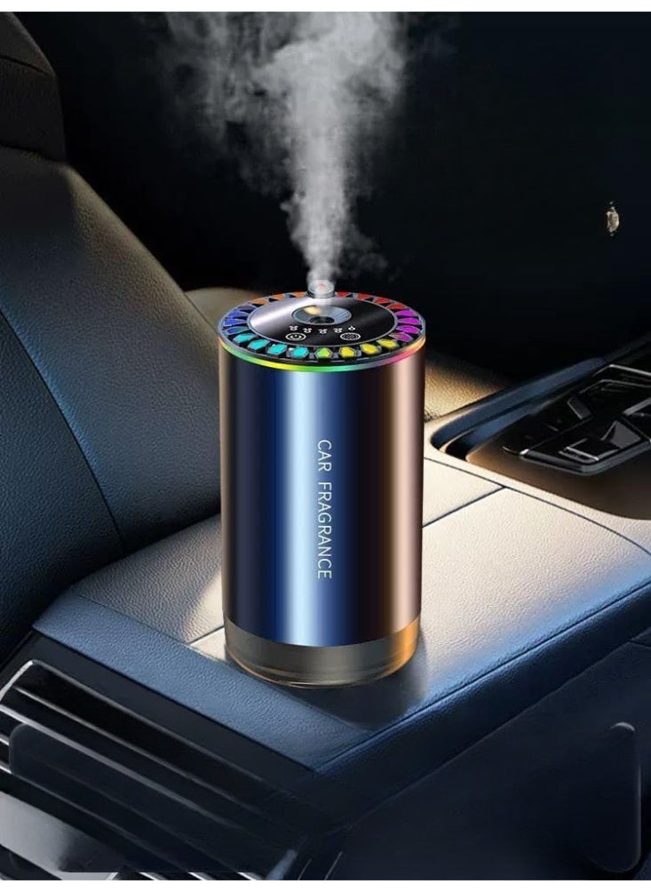 Generic Car Air Freshener with LED Lights, 5-Level Adjustable Fragrance, Car Diffuser Humidifier Aromatherapy Essential Oil Diffuser - USB Cool Mist Mini Portable for Car, Home, Office, Bedroom  - Image 4