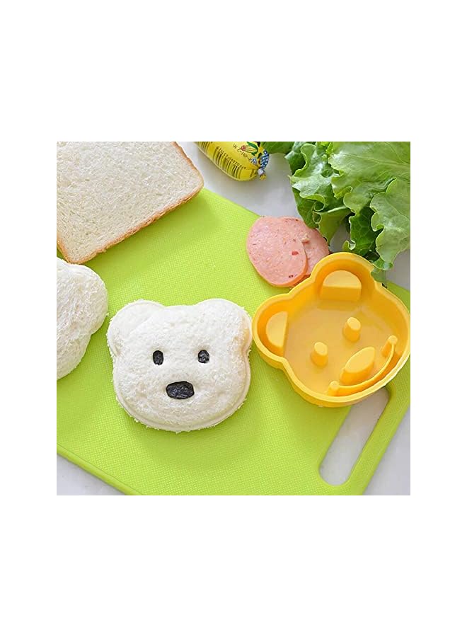 S-TOP 28Pcs Sandwich Cutters set for Kids, Mini Vegetable Fruit cookie cutters, Sandwich Bread Cutters with 10 Cartoon Toothpicks - Image 5