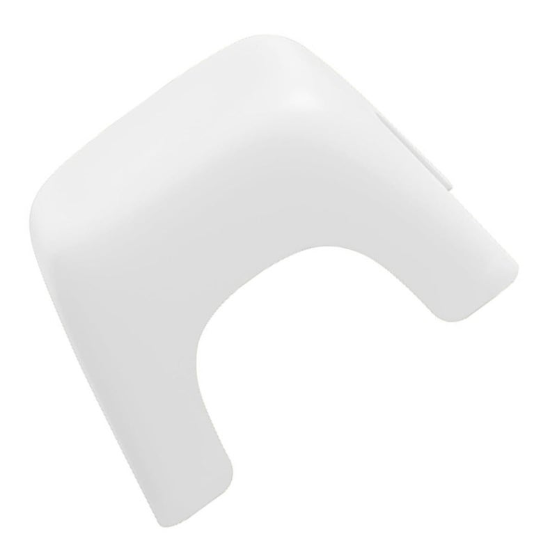 White Small Anti Skid Plastic Stool Non Slip Footstool For Bathroom Living Room - Image 2