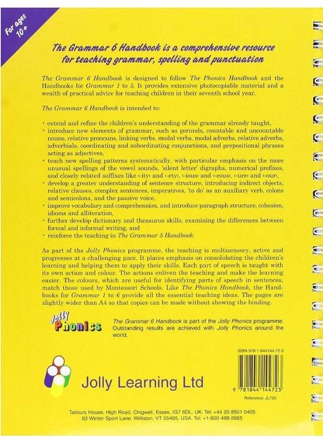 The Grammar 6 Handbook: In Precursive Letters (British English edition)