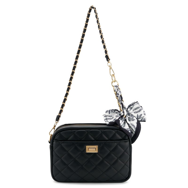ZOOEASS Bag Extender Chain with Bow Ribbon Purse Chain Extender for Crossbody Bag Charms Women Handbag Decoration Accessories(White) - Image 4
