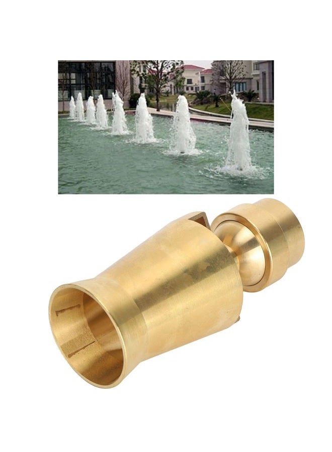 Estink Ice Tower Nozzle, Water Fountain Nozzle Spray 1.5 Inch Internal Thread Brass Fountain Nozzle Sprinkler Spray Head for Pond and Fountains, 50-300Kpa Working Pressure - Image 5