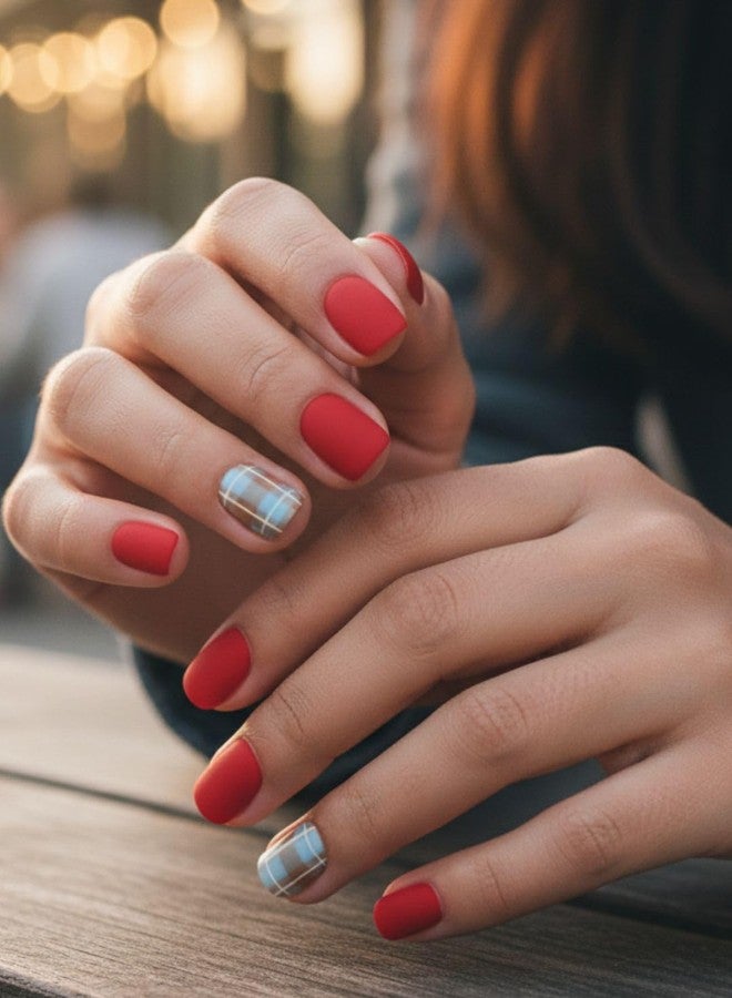 ليك أظافر صناعية قابلة لإعادة الاستخدام من ليك - طقم تمديد أظافر متعدد الاستخدامات وأنيق، طقم فن الأظافر، طقم أظافر صناعية مكون من 30 قطعة (لا حاجة إلى غراء) - Image 1