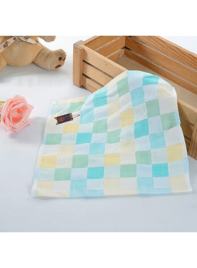 CLUZE Women's Soft Cotton Face Towel - Cotton Handkerchief For Women's & Kids (10x10 inch) (Pack of 6) - Image 4
