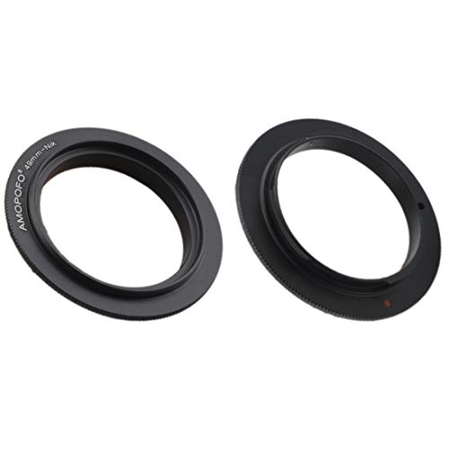 Amopofo 49mm Filter Thread Macro Reverse Mount Adapter Ring,&for Nikon D7500 D7100 D7000 D5600 D5200 D7200, D5500,D750,D810,D5300,D3300,Df, D610 DSLR Cameras - Image 4