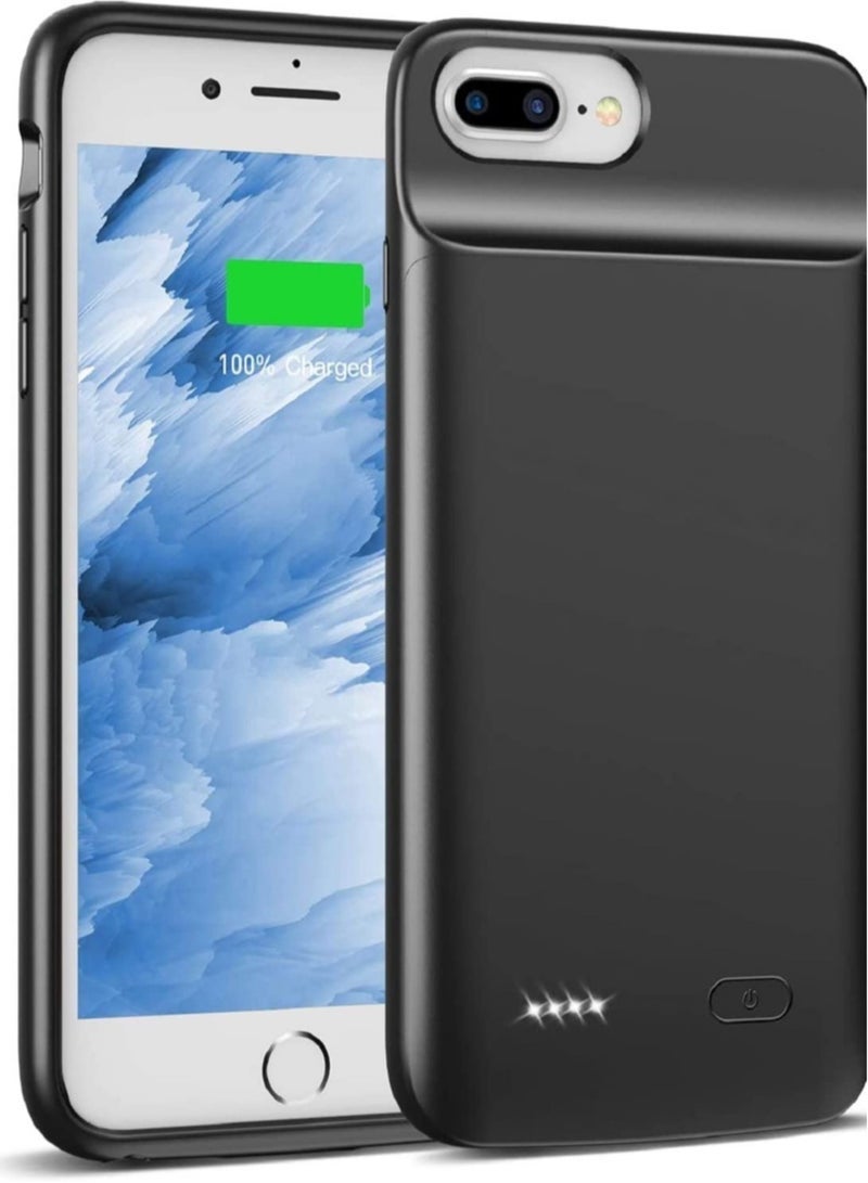 Gravity Battery Case for iPhone 6s Plus/6 Plus/7 Plus/8 Plus,4000mAh Portable Charging Case External Battery Pack for iPhone 6s Plus/6 Plus/7 Plus/8 Plus Rechargeable Charger Case Backup Power Bank. - Image 1