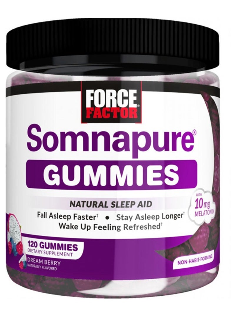 Force Factor Somnapure Gummies Melatonin 10mg 120 Gummies  - Image 2