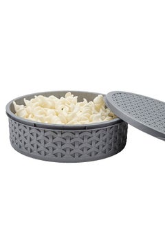 JAYPEE Jaypee Round Plastic Food Storage Container 8"-1280ml, Silver  - Image 3