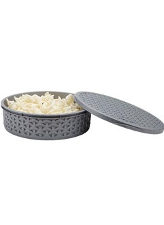 JAYPEE Jaypee Round Plastic Food Storage Container 8"-1280ml, Silver  - Image 4