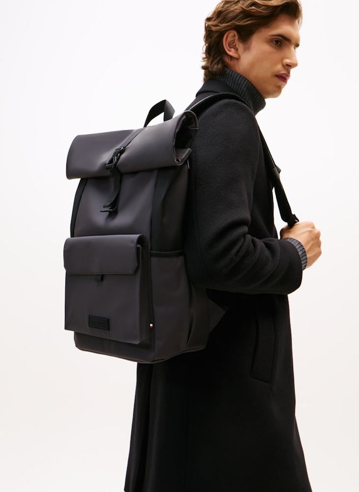 TOMMY HILFIGER Casual Roll Top Backpack - Image 2