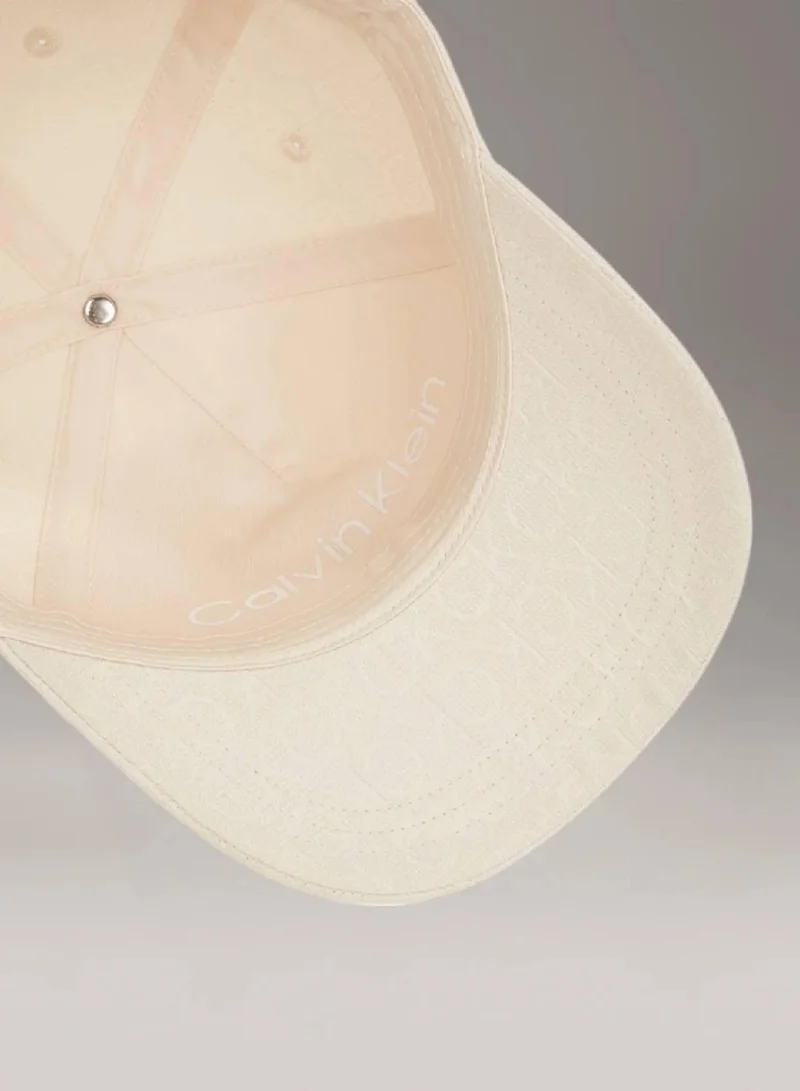 Calvin Klein Sea Salt Logo Jacquard Cap for Women | Best Price UAE