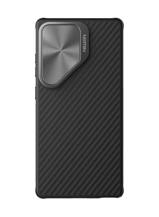 Case Compatible with Samsung Galaxy S25 Ultra, Kevlar Aramid Fiber Magnetic Phone Case with Fully Wrapped Lens Protection, Anti-fall Protective Back Cover - Image 4