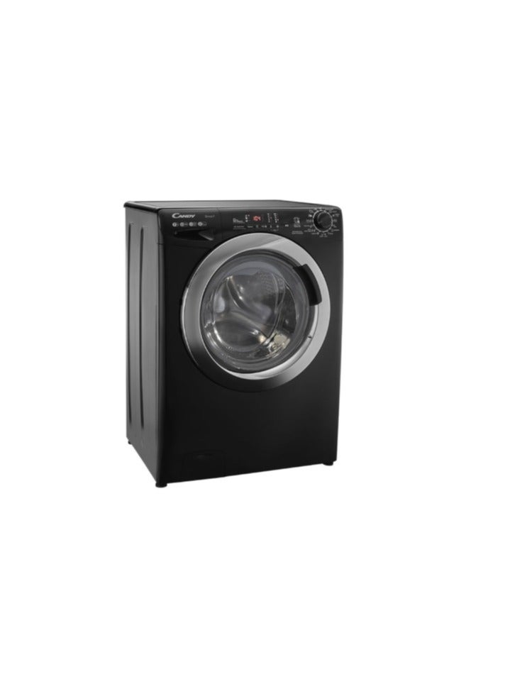Candy washing machine, 7 kg, black, 1000 steam cycles, Egyptian LCD screen, CSS1072DC3BELA CSS1072DC3BELA black - Image 2