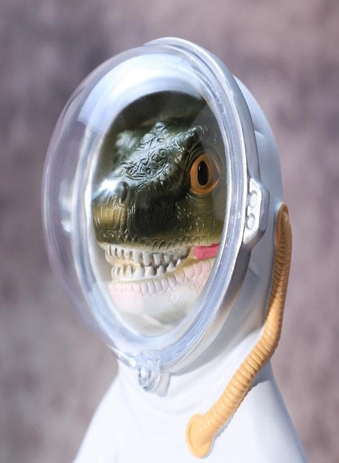 123Arts Toilet Paper Holder Dinosaur Astronaut Resin Roll Paper Holder Wall Mount Towel Rack - Image 4