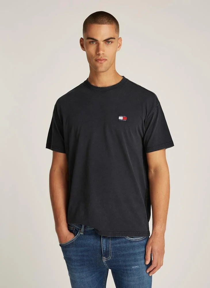 تومي جينز Logo Short Sleeve Crew Neck T-Shirt