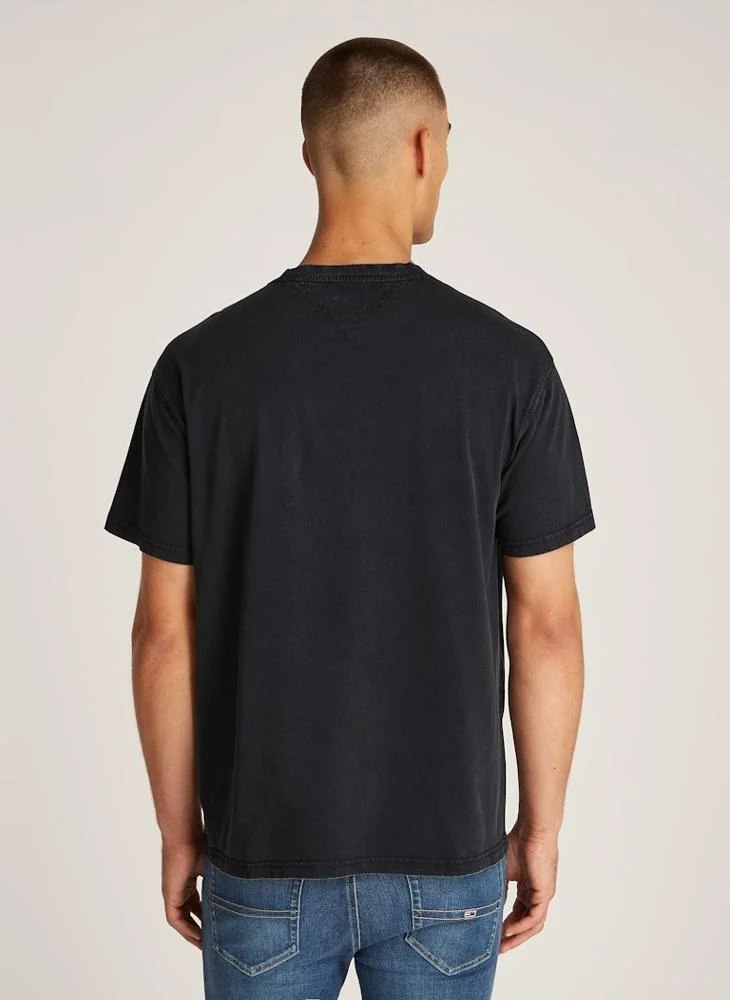 تومي جينز Logo Short Sleeve Crew Neck T-Shirt