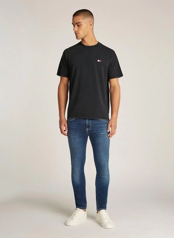 تومي جينز Logo Short Sleeve Crew Neck T-Shirt