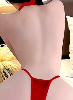 MANIKAN A Women's suit bow decorated bra and neck strap, one size  - Image 2