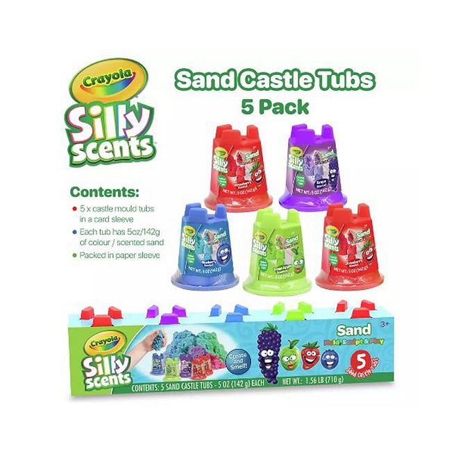 Crayola قالب رمل قلعة كرايولا - 5 قطع - Image 3