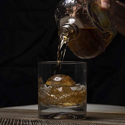Lemonsoda Premium Clear Ice Ball Maker - 2 Large Round Ice Mold - 2.4" Ice - Round Ice Tray for Bourbon and Whiskey - Large Sphere Ice Cube Molds for Drinks - Image 4