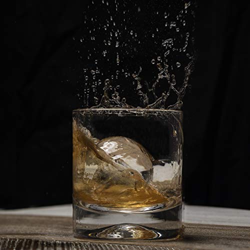 Lemonsoda Premium Clear Ice Ball Maker - 2 Large Round Ice Mold - 2.4" Ice - Round Ice Tray for Bourbon and Whiskey - Large Sphere Ice Cube Molds for Drinks - Image 3