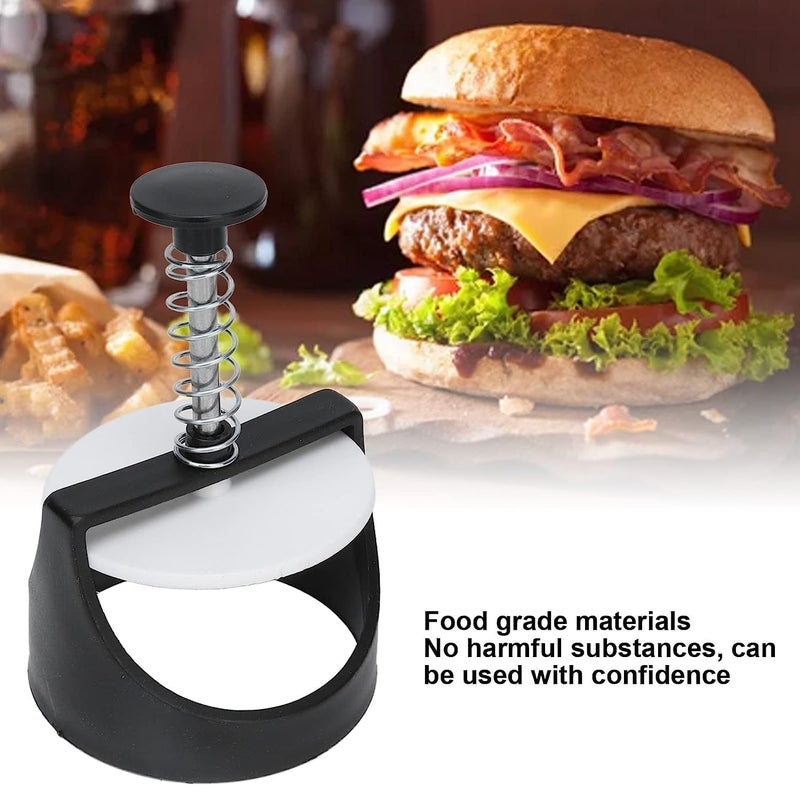 Cyrox Cyrox Beef Vegetables Burgers Molds Burger Press Adjustable Hamburger Patty Maker for Homemade Hamburger Spring Rebound Burger Press 1Pcs  - Image 5