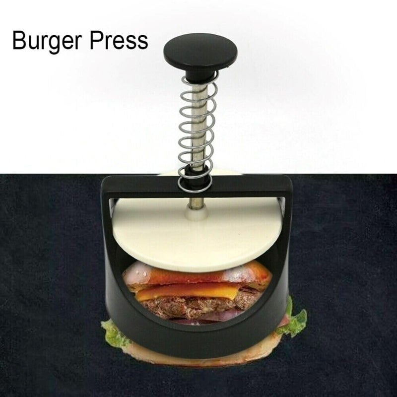Cyrox Cyrox Beef Vegetables Burgers Molds Burger Press Adjustable Hamburger Patty Maker for Homemade Hamburger Spring Rebound Burger Press 1Pcs  - Image 3