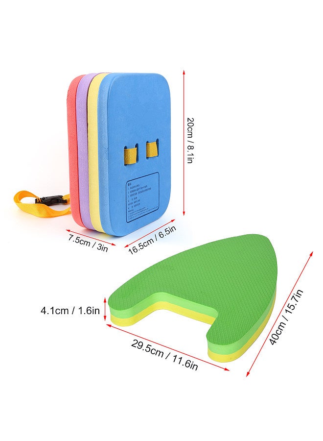 Generic Swimming Back Float and Kickboard Set for Kids Swimming Bubble Belt Swimming Training Float Board  - Image 2