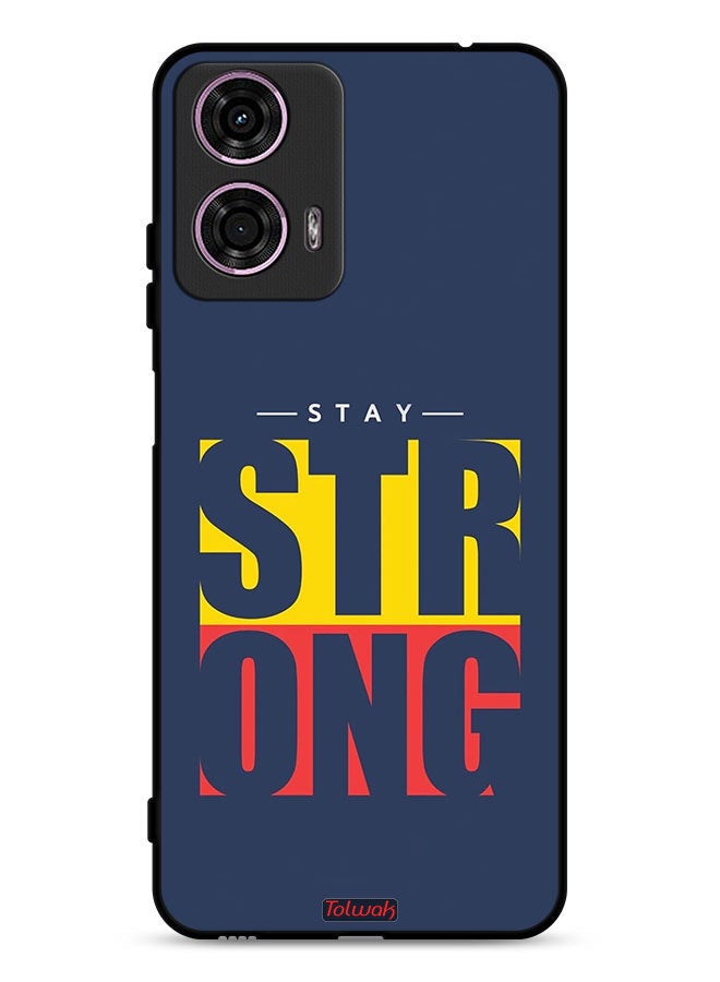 Tolwak Motorola Moto G24 4G Protective Case Cover Stay Strong - Image 1