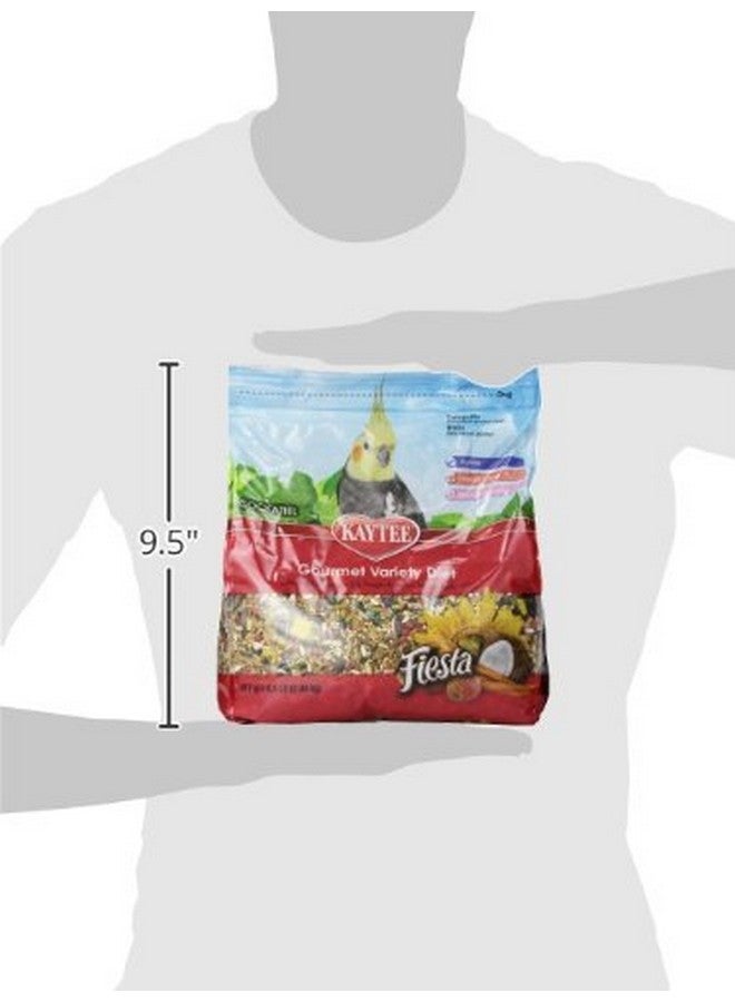 كايتي طعام كايتي فييستا كوكاتيل، مزيج مغذي وممتع، يدعم صحة الجلد والريش والهضم والدماغ والقلب، 4.5 رطل - Image 3