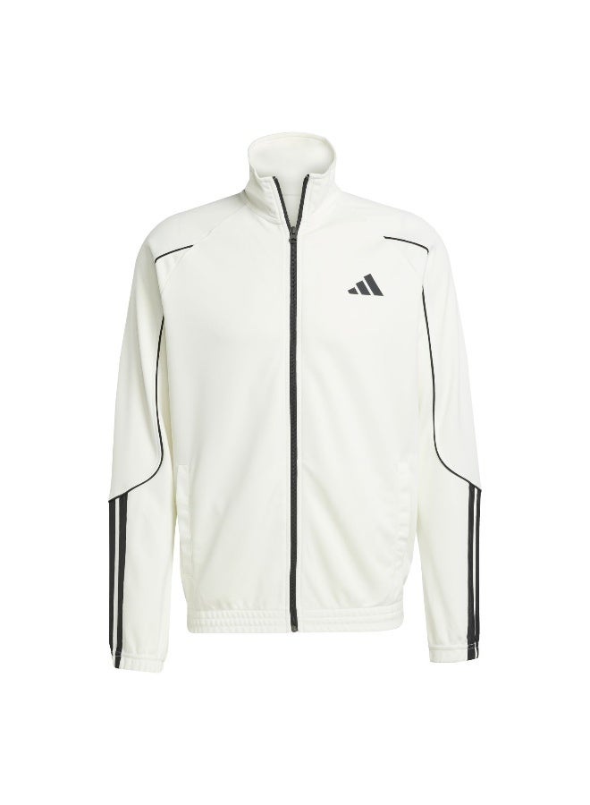 Adidas M 3S Stadium Ts White Training Suits For Men XS  - Image 2