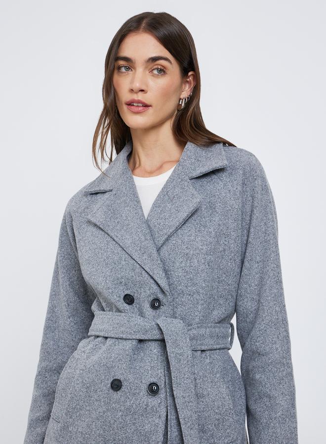 ستايلي معطف ترينس بطول الركبة - Image 3