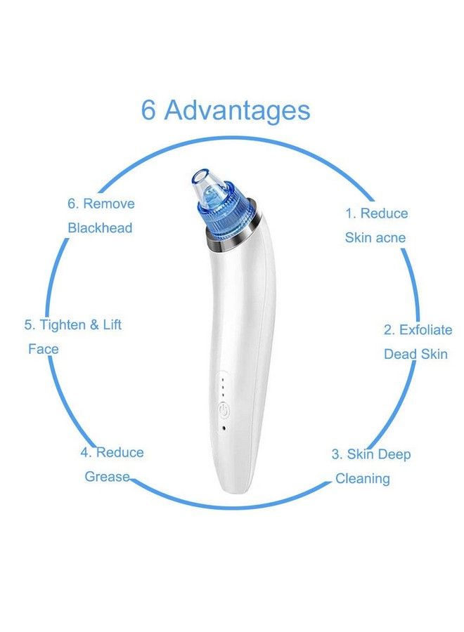 Seaspirit Beautiful Skin Care Expert Blackhead Remover Acne Pore Cleaner Vacuum Skin Care Facial Pore Cleaning Tool For Women Men Face Nose - Image 4