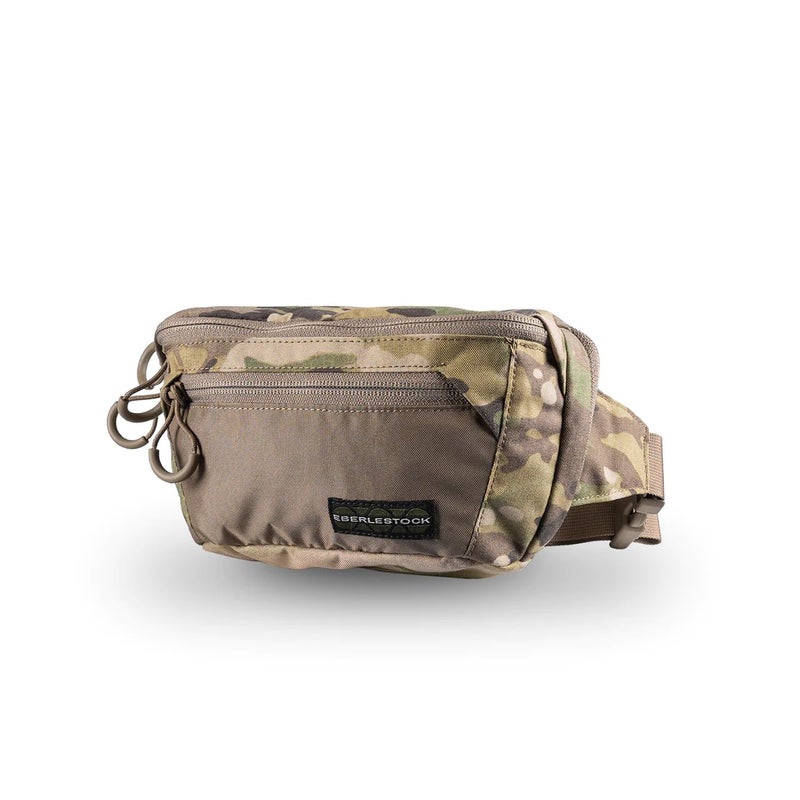 Eberlestock Bando Bag - Tactical Men's Fanny Pack w/Adjustable Waist Belt, Zippered Pockets, Compact Lightweight Belt Bag, Everyday Hip Pouch for Travel Outdoor Running Hunting, Multicam - Image 1