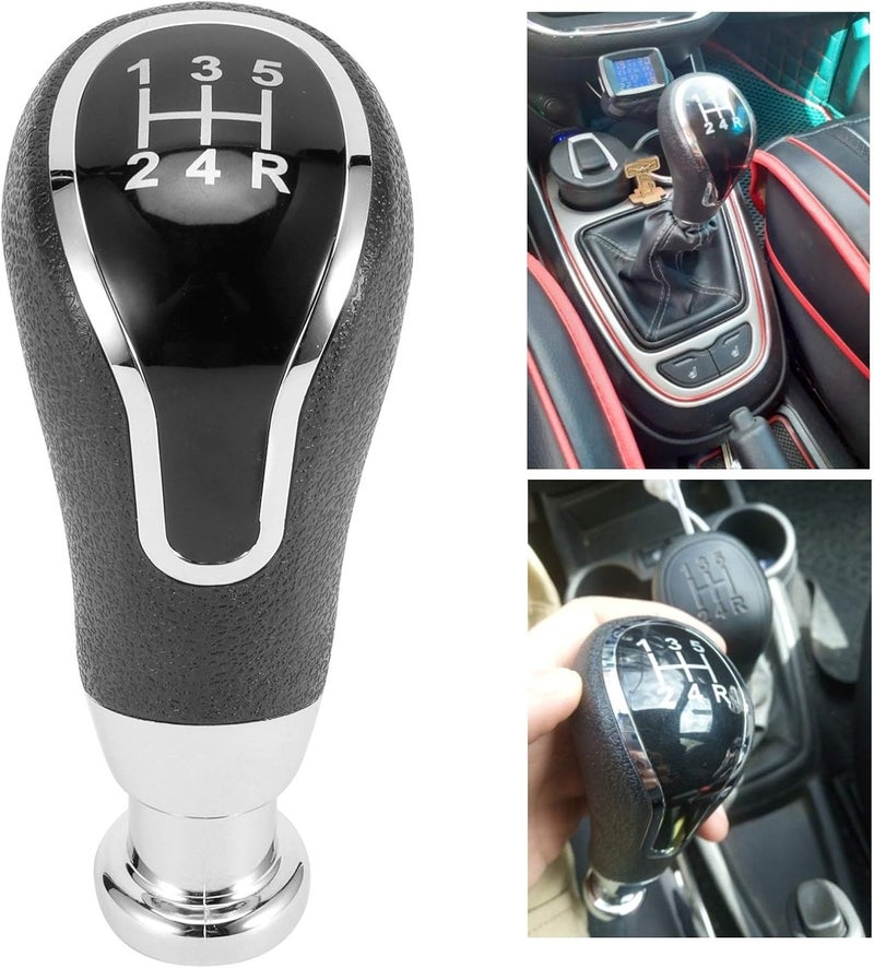 PU Leather Gear Knob L, Manual Car Gear Knob Replacement, for Lada 5 Speed Manual wi - Image 1