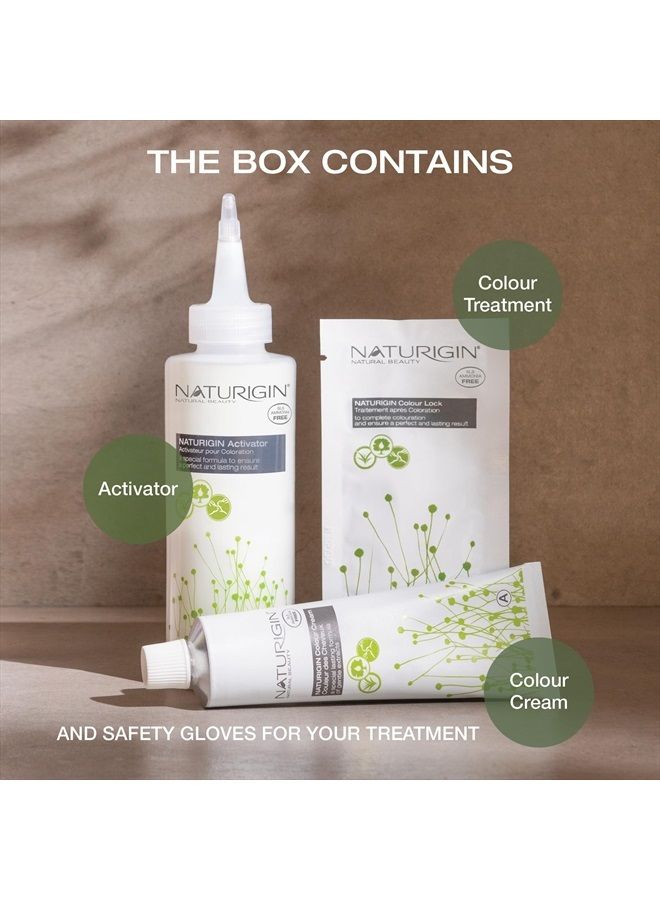 NATURIGIN Hair Dye Brown 4.0 - Permanent Hair Color 100% Gray Hair Coverage Certified Organic Ingredients, Nourishes the Hair, Ammonia Free Hair Color For Women, Vegan, Cruelty-Free, Long Lasting - Image 3