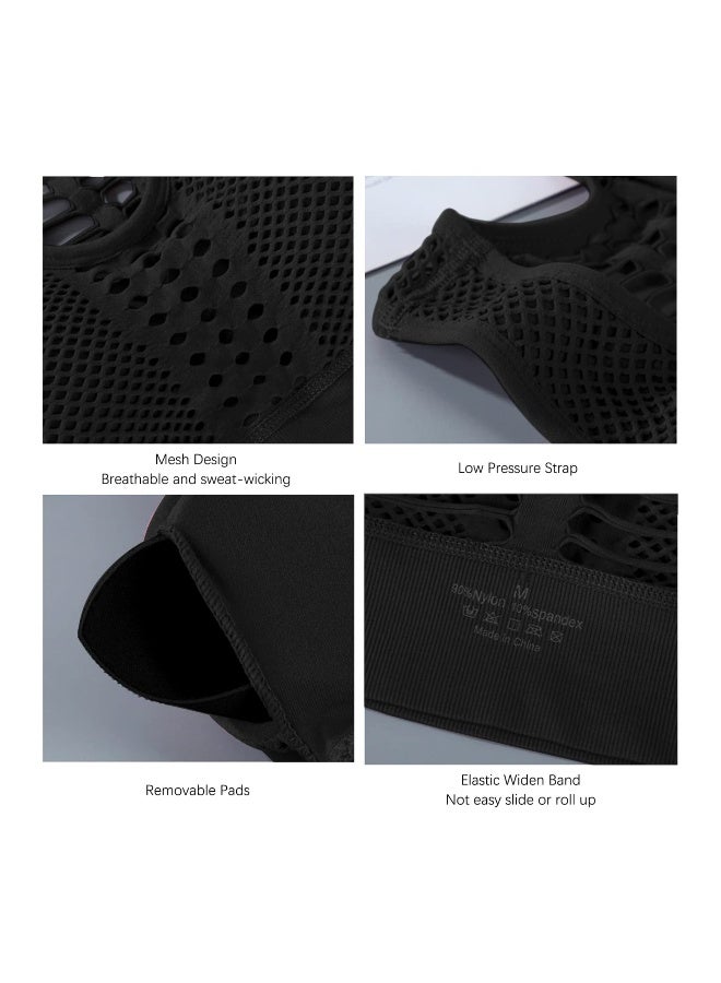 Sports Bra, 2PCS Women's Seamless Yoga Outfits, Women High Impact Sports Bra, Workout Athletic High Waist Running Shorts and Sport Bra Sets, Sportwear, Gym Clothes, Yoga Bras, for Gym Yoga (L) - Image 2