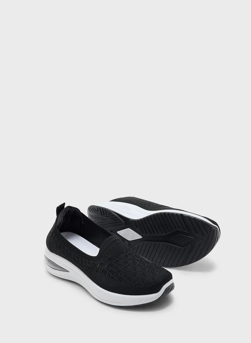Ginger Fly Knit Slip On  Comfort Shoe