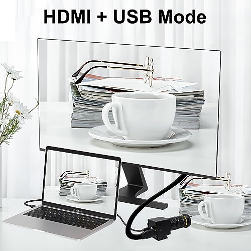 SVPRO HDMI Camera 4K USB Camera HD Streaming Webcam with 5-50mm Telephoto Zoom Manual Lens Industrial Camera CS Mount 10X Optical Zoom Camera for PC Computer,Laptop,Monitor,TV - Image 3