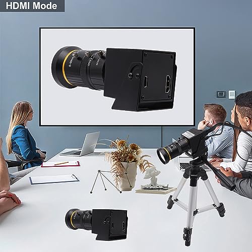 SVPRO HDMI Camera 4K USB Camera HD Streaming Webcam with 5-50mm Telephoto Zoom Manual Lens Industrial Camera CS Mount 10X Optical Zoom Camera for PC Computer,Laptop,Monitor,TV - Image 5