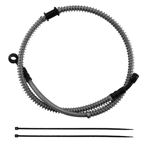 PRO BAT Braided Hydraulic Brake Hose Line Pipeline For Chinese GY6 Scooter ATV Dirt Bike Go Kart 10mm Banjo Ends (39.4''/100cm) - Image 1