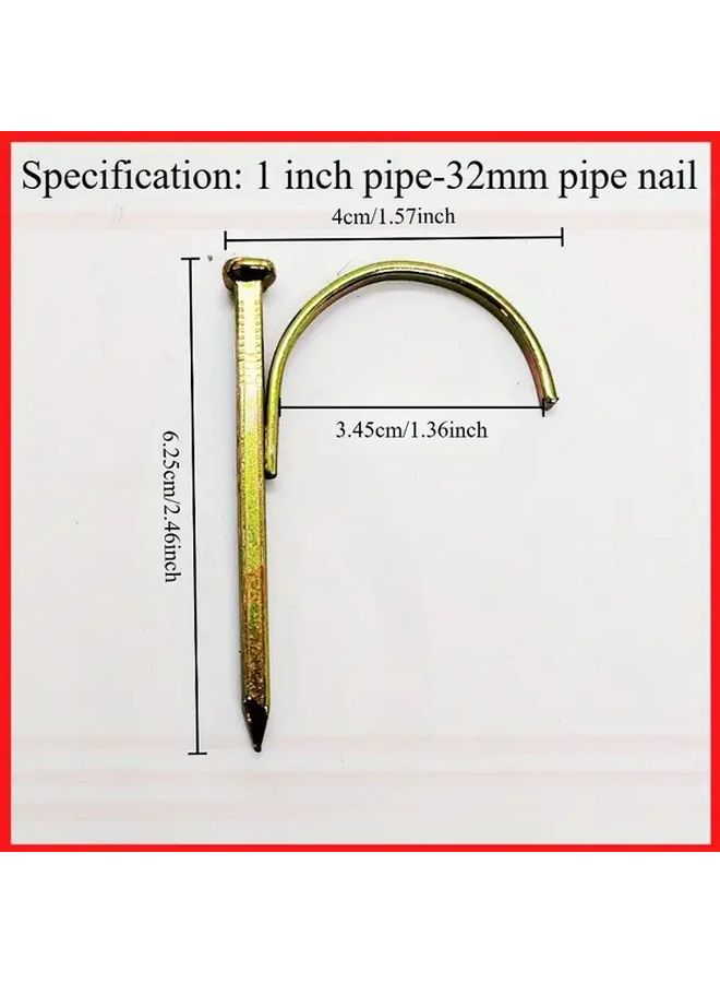 10pcs 20mm Smooth Shank PPR Pipe Hooks For Outdoor Garden Water Pipes - Image 5