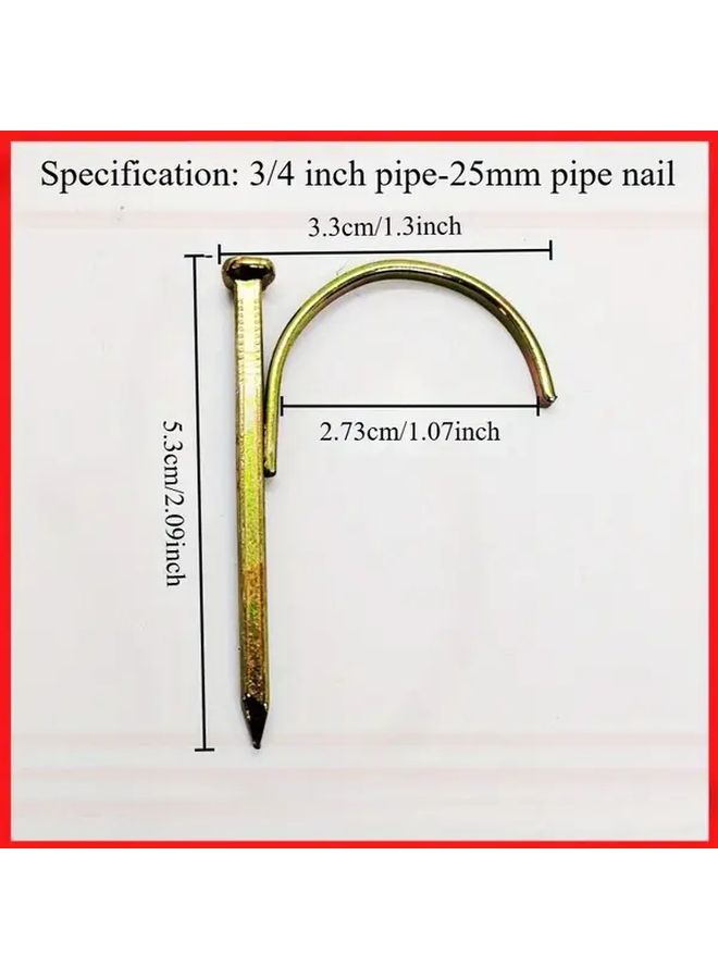 10pcs 20mm Smooth Shank PPR Pipe Hooks For Outdoor Garden Water Pipes - Image 4
