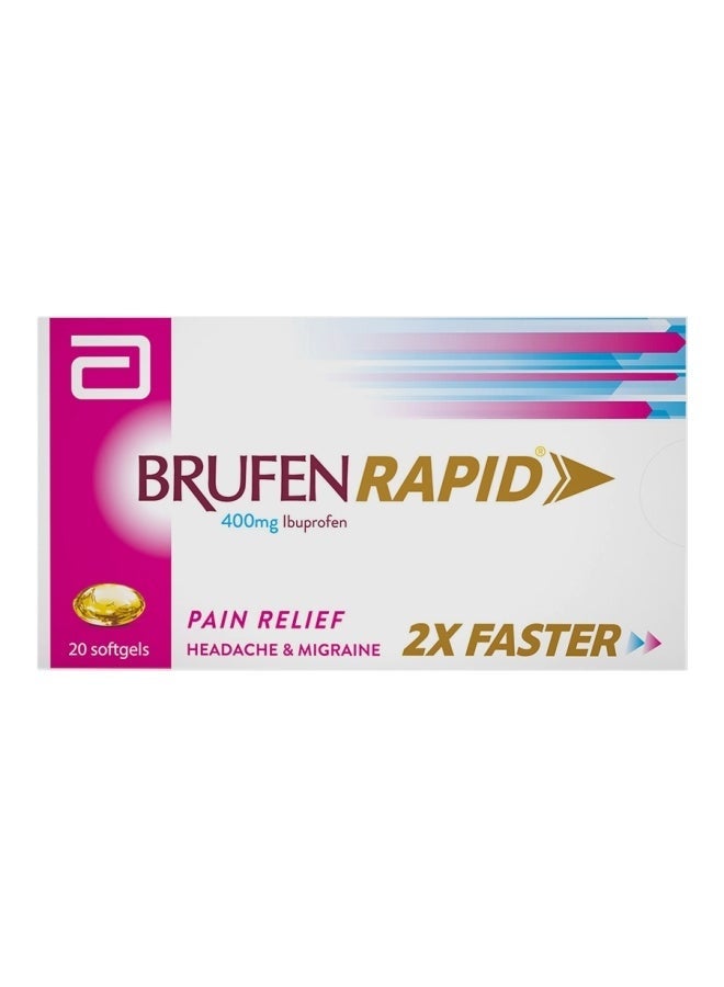 BRUFEN Fast-Relief Pain 400mg Tablets