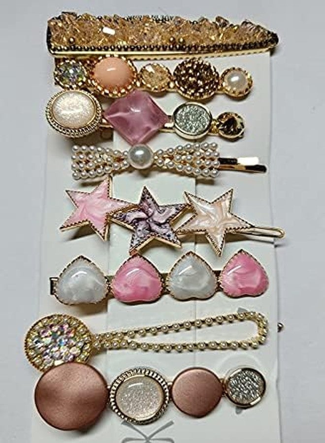 Drishti Hair Clips for Women Stylish,Pearl Hair Clips for Women,Lovely Girl Hair Clip pack of 8 pieces(Multicolor) - Image 3