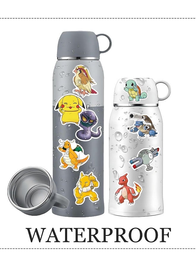 100 PCS Cartoon Monsters Waterproof Stickers For Water Bottle, Laptop, Skateboard, Phone, Notebook-Anime Teens Adults Girls - Image 5