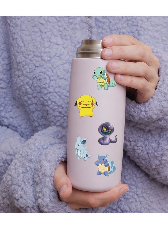 100 PCS Cartoon Monsters Waterproof Stickers For Water Bottle, Laptop, Skateboard, Phone, Notebook-Anime Teens Adults Girls - Image 4